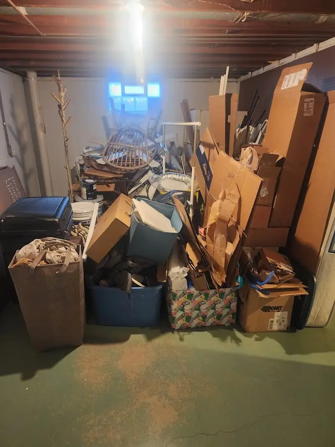 Roll-off dumpster container at job site for Construction Dumpster Rental in Monroe